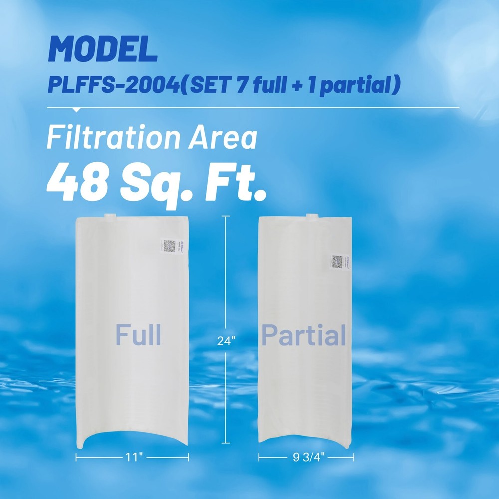 POOLPURE FS-2004 48 Sq.Ft DE Grid Pool Filter Set Replace Unicel FS-2004,PFS2448
