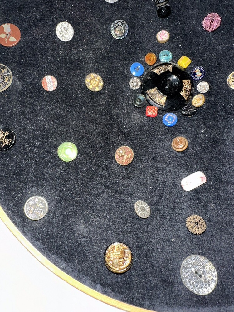 Antique Button Sampler