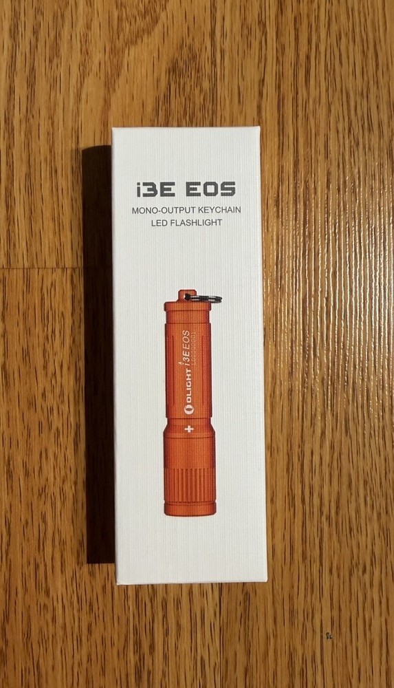 OLIGHT i3E EOS 90 Lumen Keychain LED Flashlight Orange Eagle Engraving