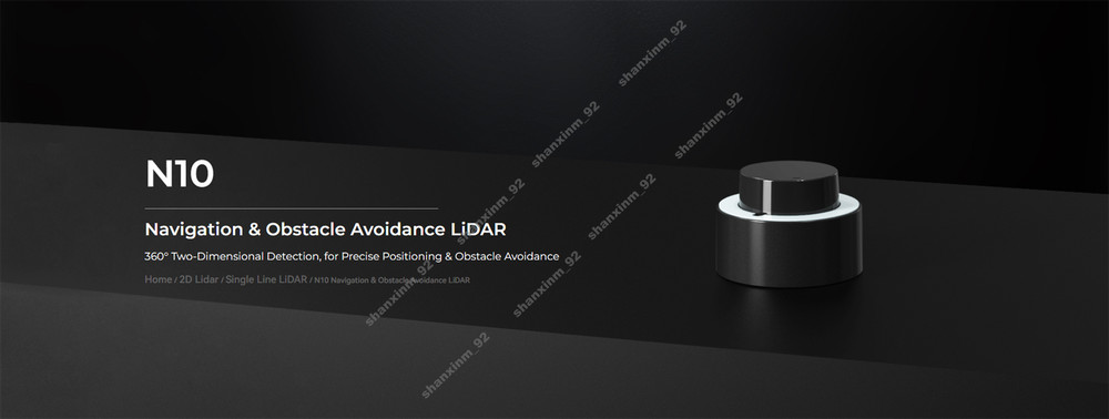 N10 360°2D Detection LiDAR for Precise Positioning & Obstacle Avoidance