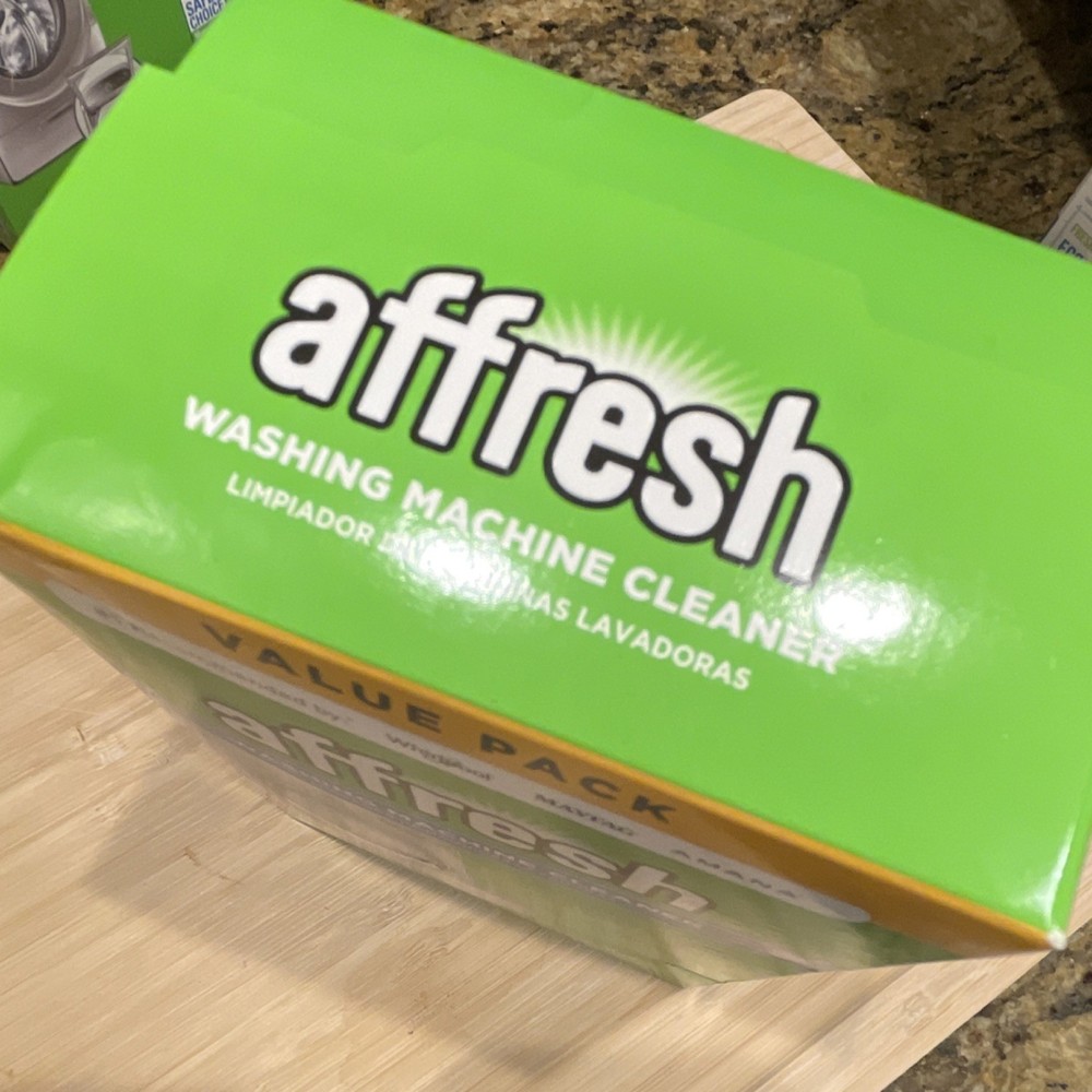 affresh Washing Machine Cleaner 6 Tablets Value Pack Time-Release Odor Removal