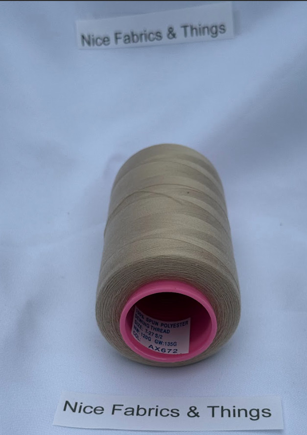 50 Spools - Brown AX672 Multi Purpose Sewing Thread