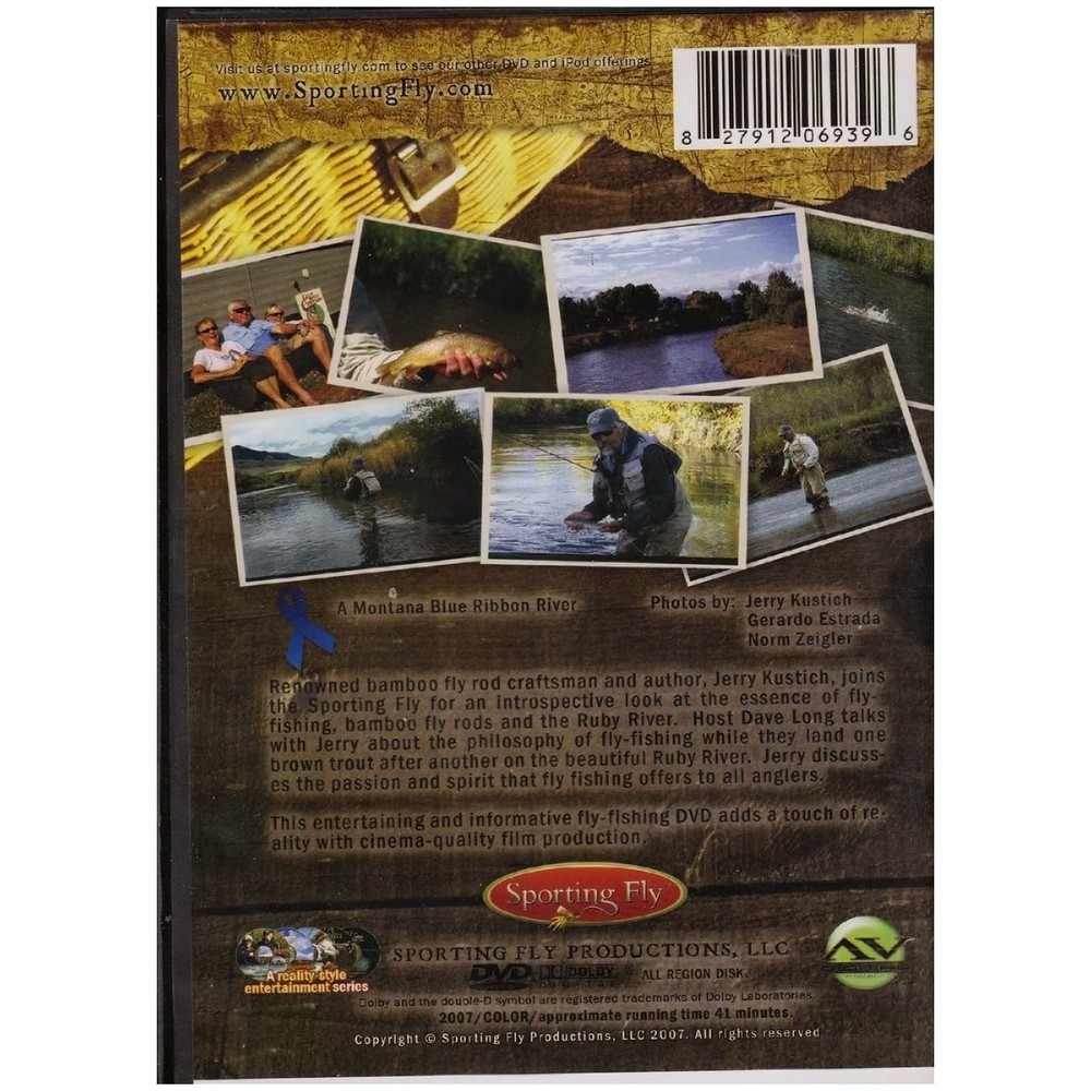 Jerry Kustich DVD "A Bamboo Artisan on the Ruby River