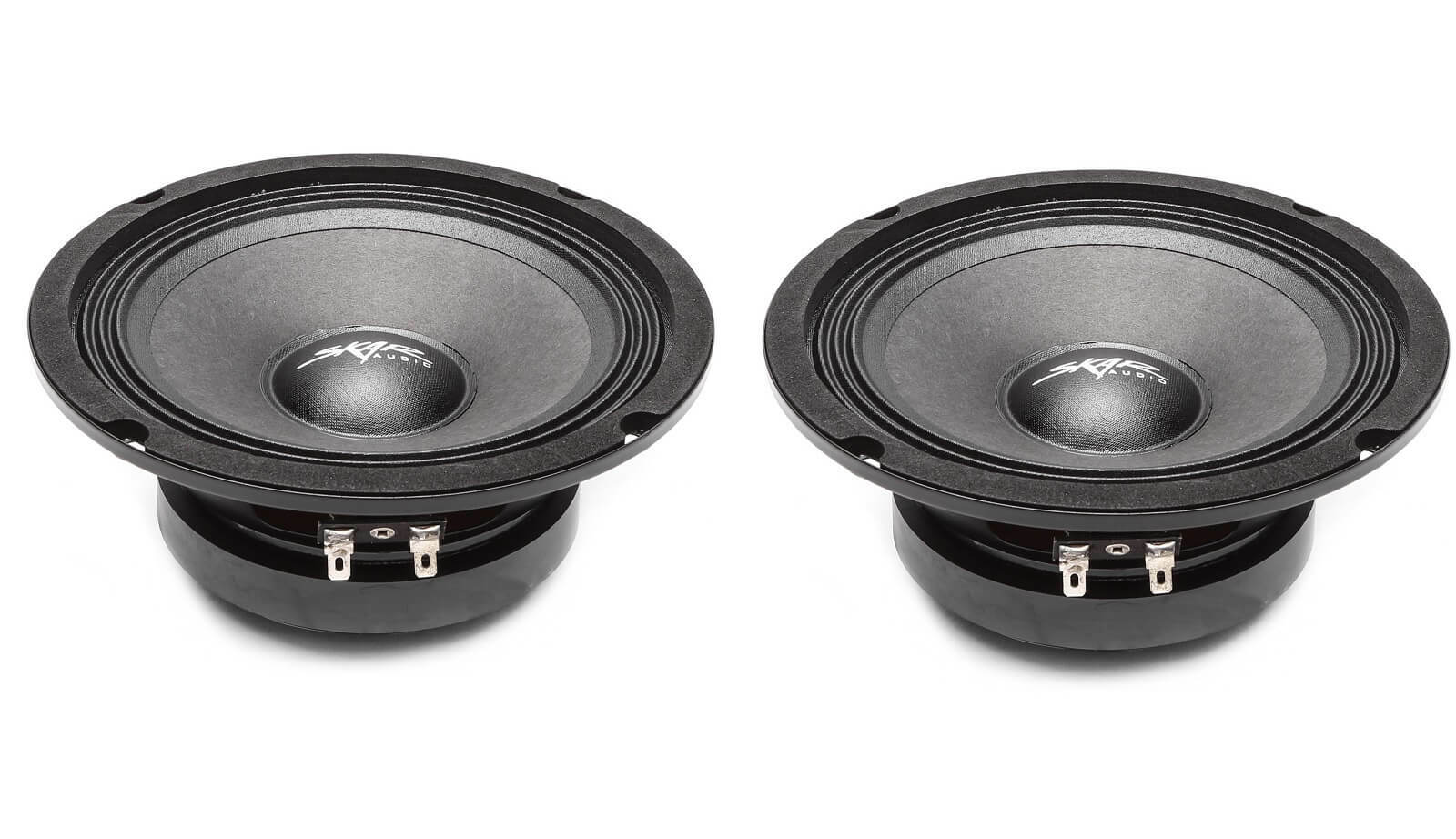 (2) NEW SKAR AUDIO FSX65-4 6.5-INCH 4 OHM 300W MAX CAR PRO AUDIO SPEAKERS - PAIR