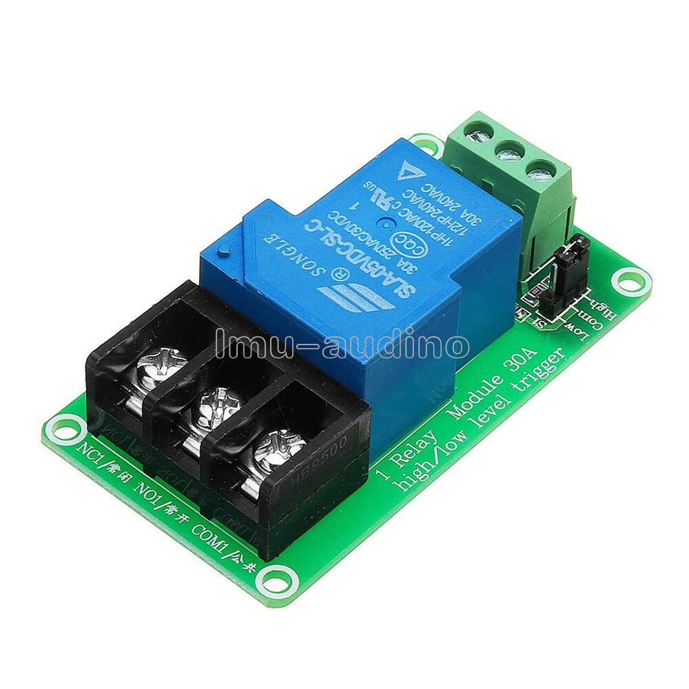 DC 5V/12V/24V 30A Relay Module Optocoupler Insulation High & Low Level Trigger