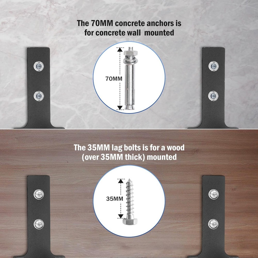 Wall Mount Pull Up Bar, Joist Beam Rafter Mount Pull-up Bar, Ceiling Mounted