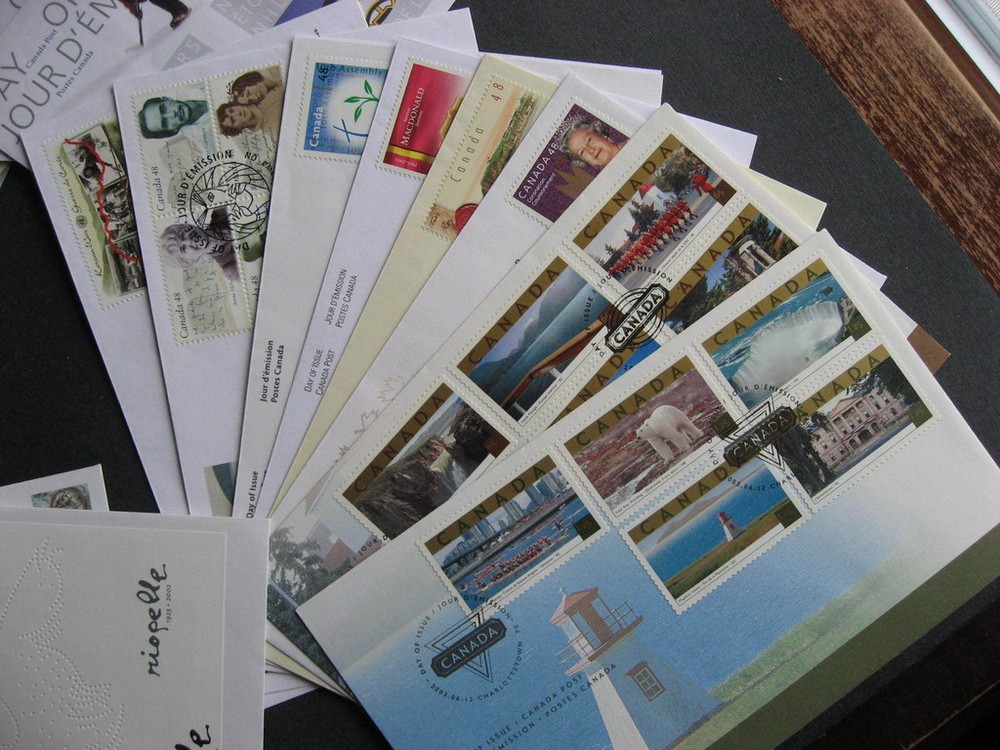 CANADA 36 different FDCs from 2003 a nice group here! PLZ read description!