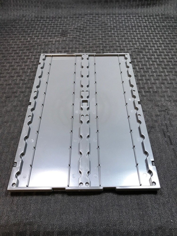 GLOBE 20-Place HIPS Microscope Slide Storage Protector Holder Gray