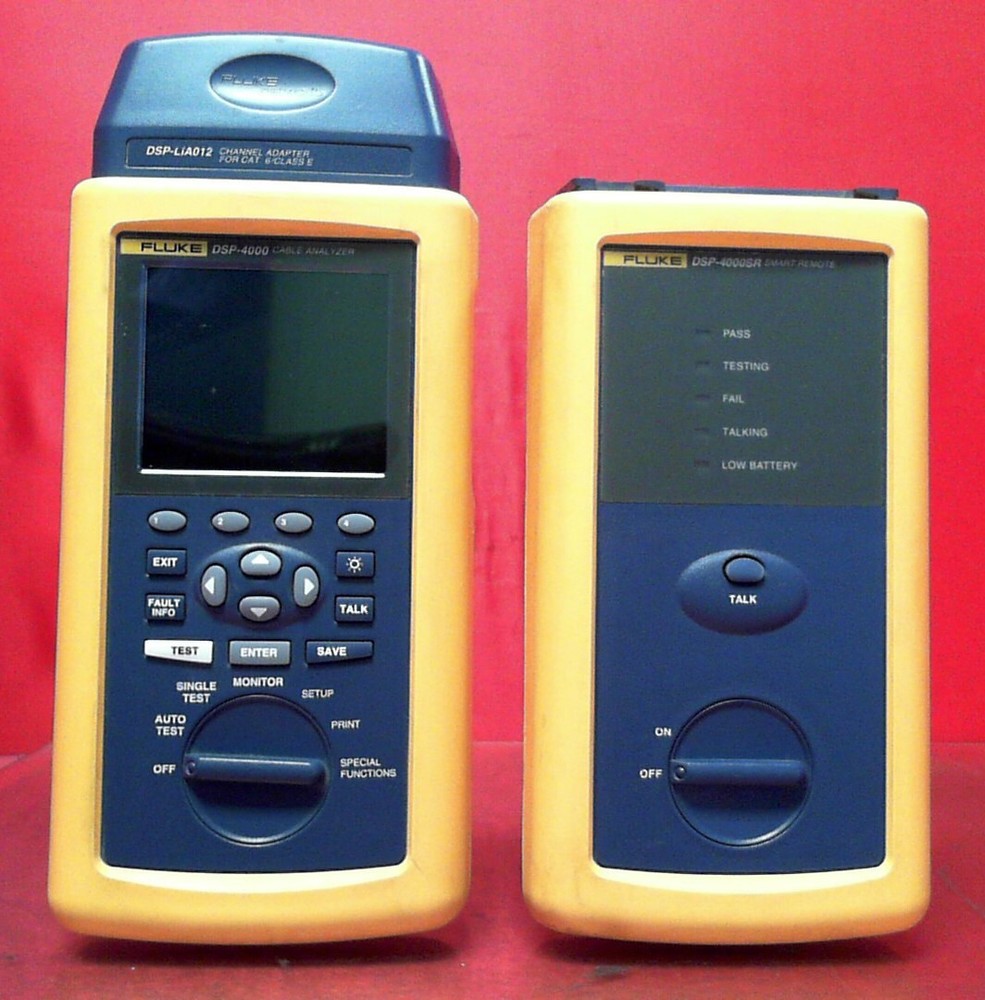 Fluke DSP-4000SR Smart Remote and Cable Analyzer