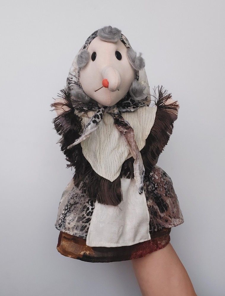 Klotild, the witch - handpuppet