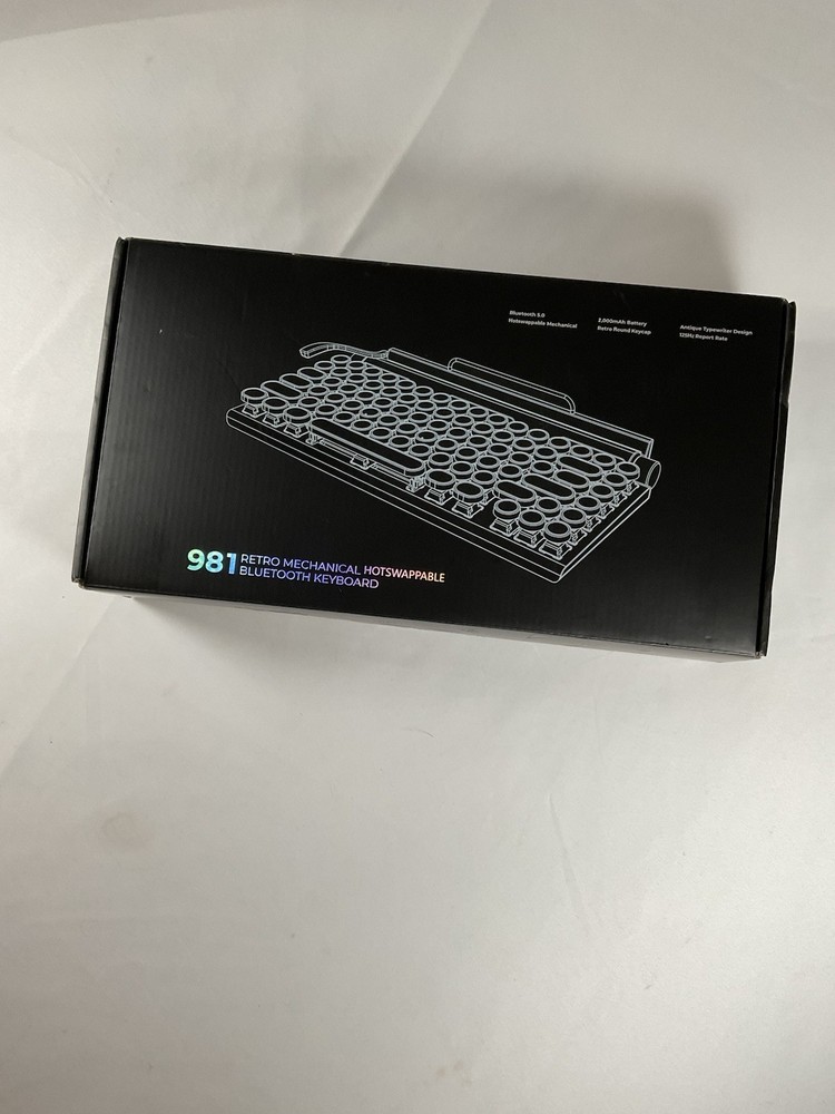 XEANIXIE Retro Typewriter Mechanical Keyboard Bluetooth 5.0 For Multiple Device