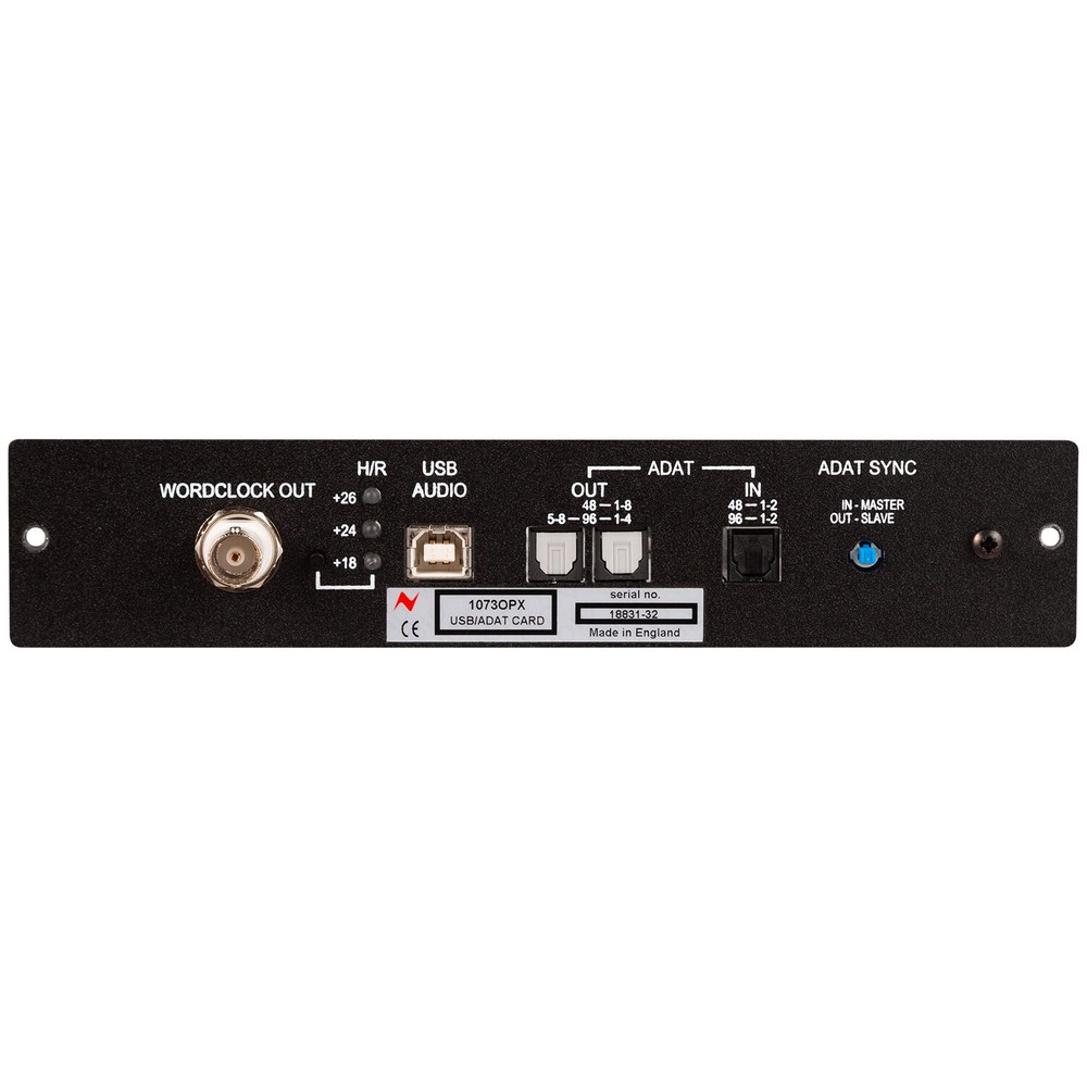 Neve 1073OPX USB/ADAT Digital Option Card