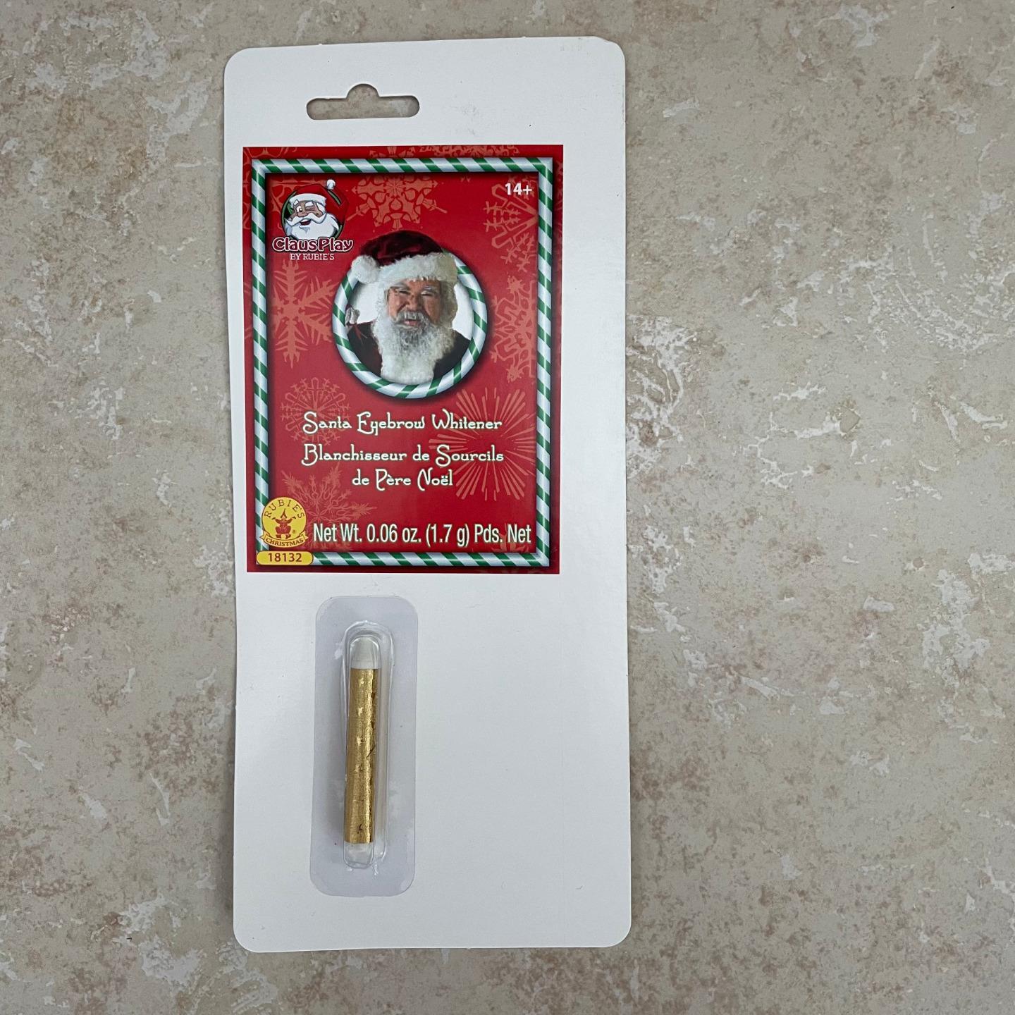 RUBIES SANTA CLAUS WHITE EYEBROW CRAYON STICK COSTUME MAKEUP RU18132