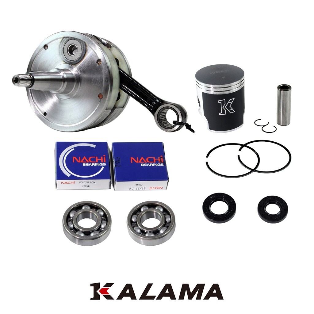 Rebuild Kit Crankshaft Piston Main Bearing Oil Seal for Kawasaki KX250 1992~2004