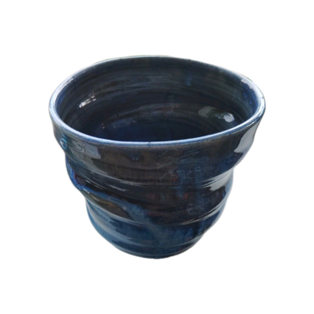 Handmade Pottery Vase Signed L177
