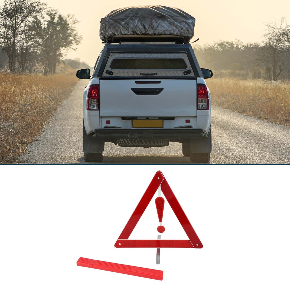 Car Safety Warning Triangle with Storage Case Triangle Warning Sign 1 Pcs