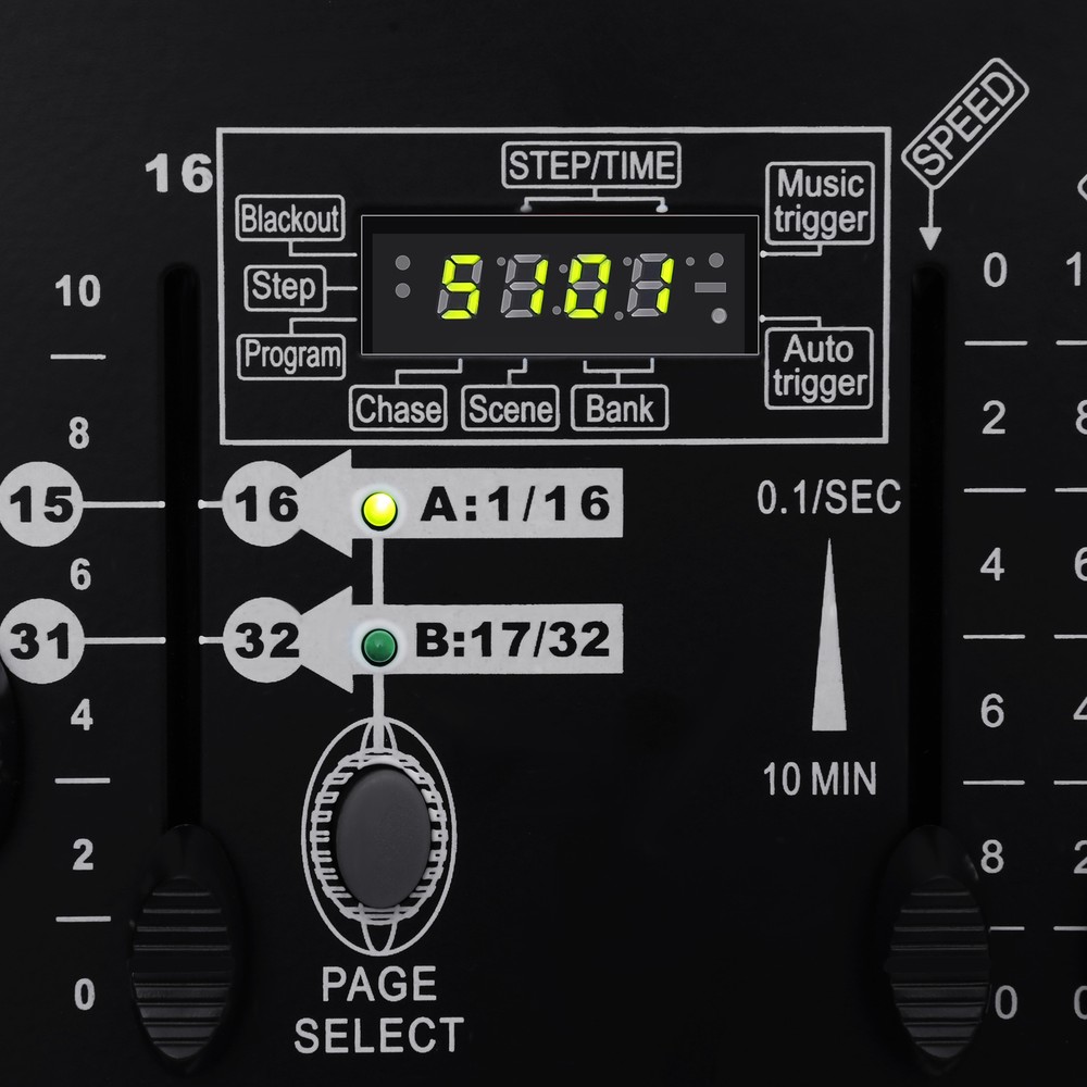 DMX 512 Controller Console 384 Channels Party DJ Laser Operator Stage Lighting