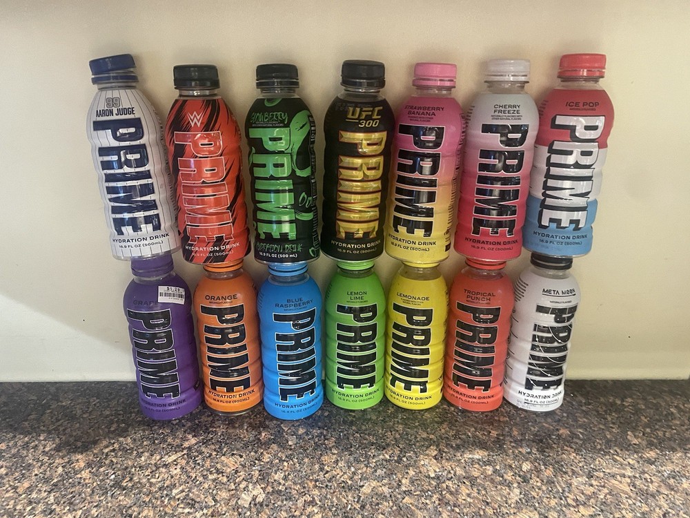 Prime Hydration All Flavors Empty Bottle