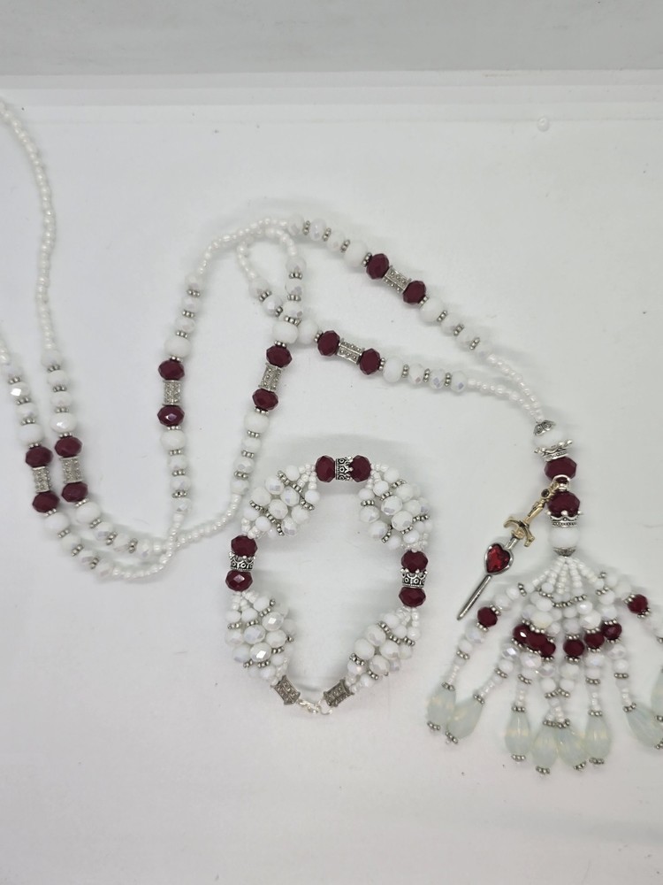 Set de collar e idde Obatala AYAGGUNA DELUXE