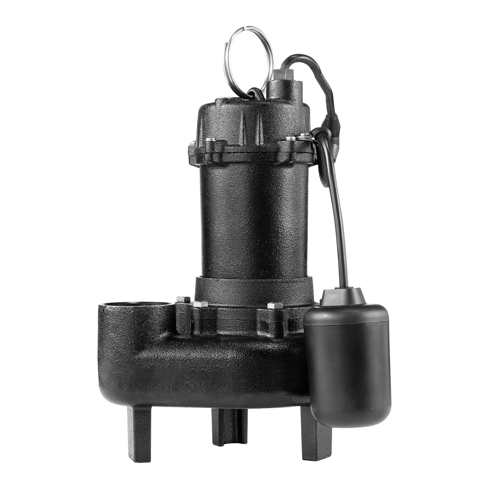 Uimoso 1 HP Submersible Sewage Pump, Cast Iron, 5200 GPH, 25 ft