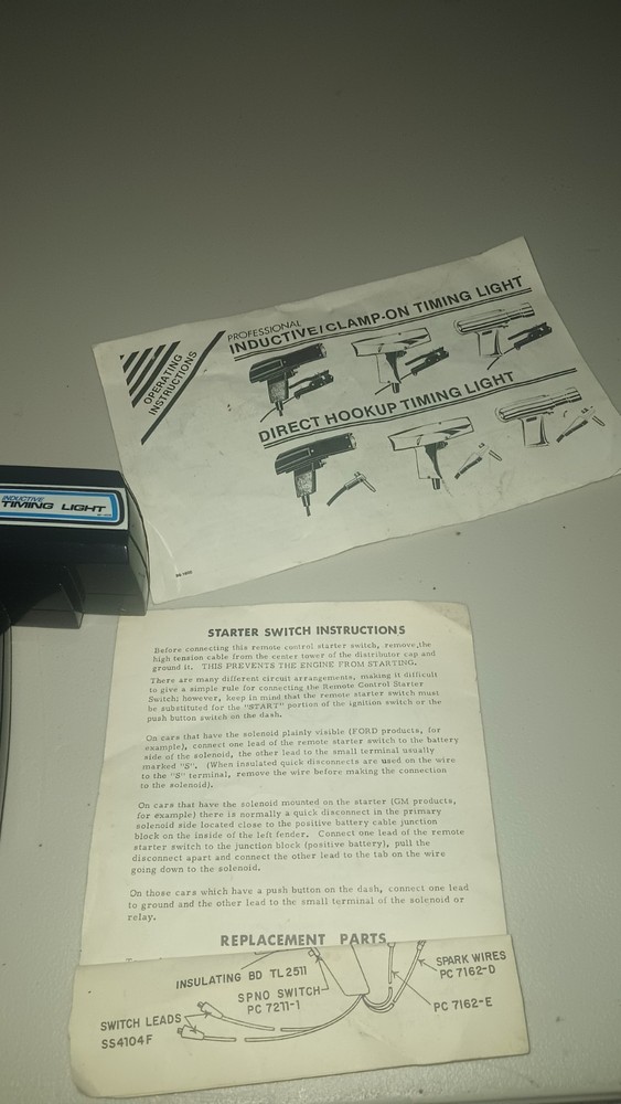 Inductive Timing Light