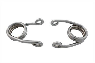 Chrome 2 inch Seat Spring Set fits Harley Davidson