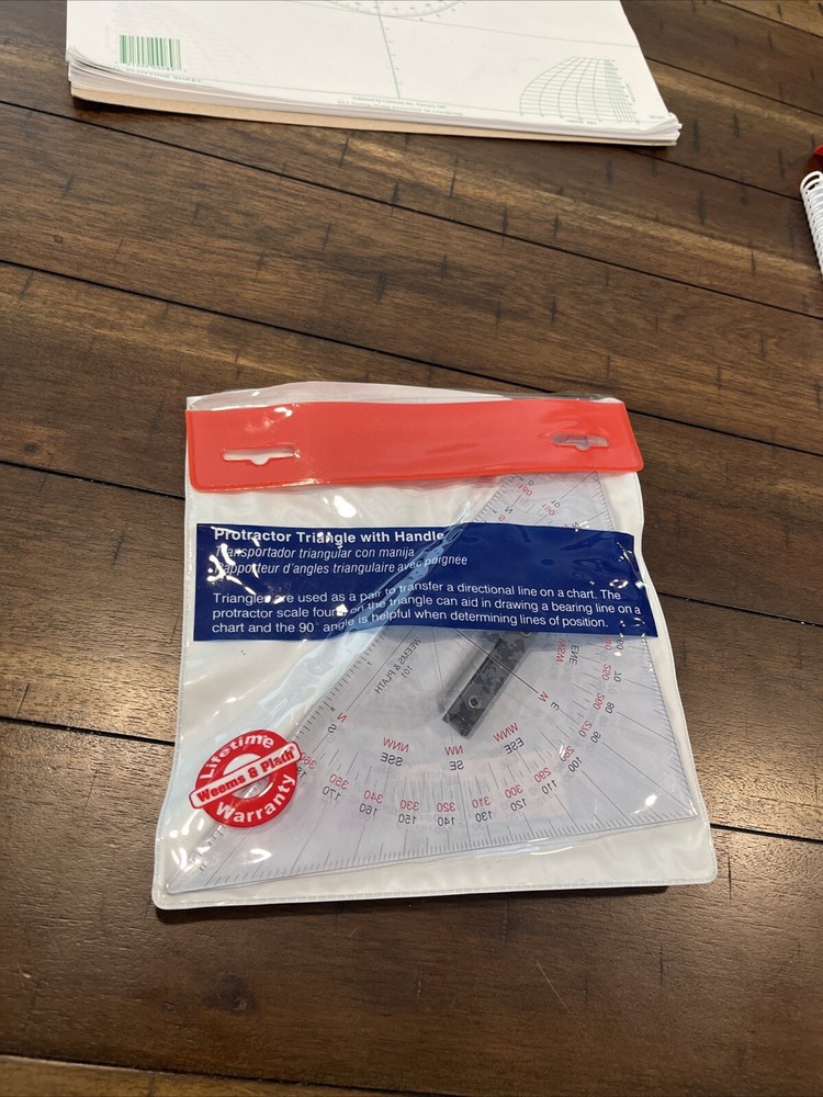Weems & Plath Item #101 - Protractor Triangle with Handle