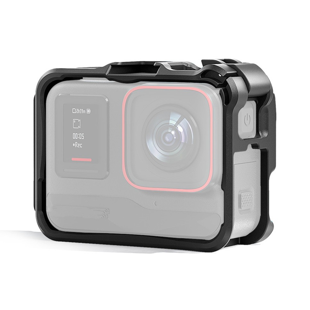 For Insta360 Ace/Ace Pro Camera ABS Plastic Housing Frame Case Protector Balck