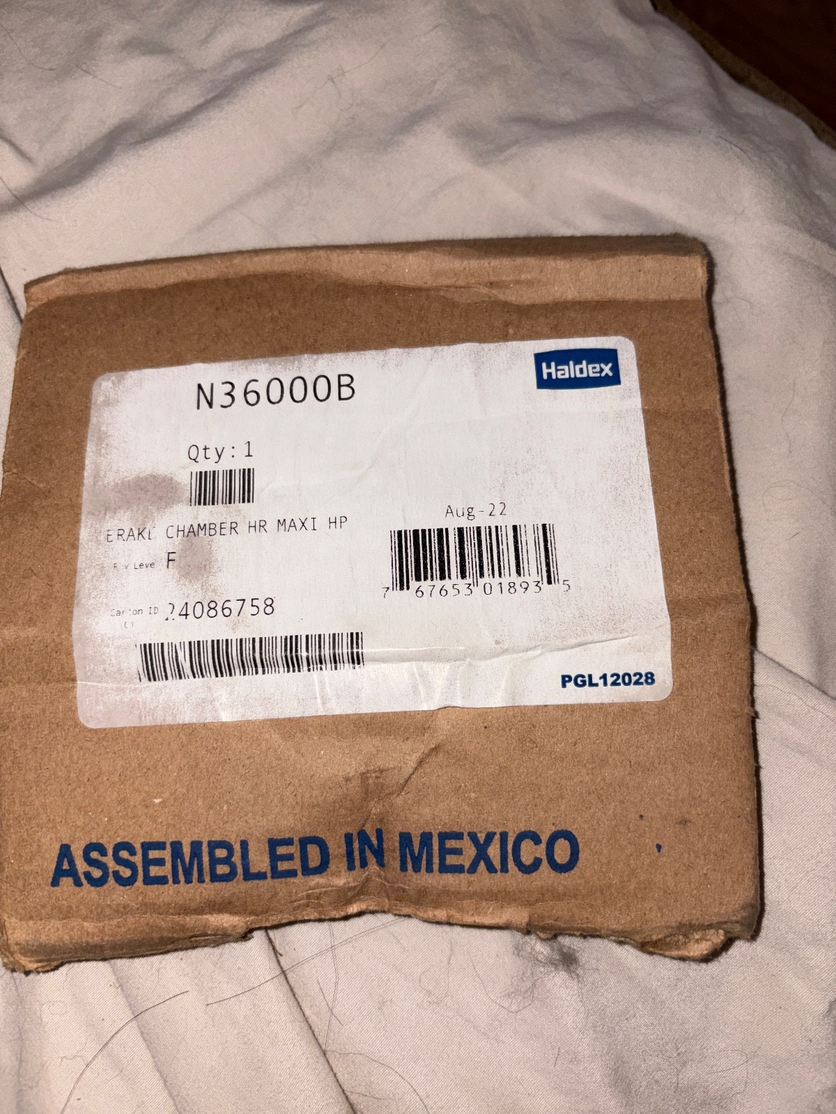 BRAKE CHAMBER HALDEX-BERG AIR BRAKE N36000B GM Parking Brake Actuator (Open Box)