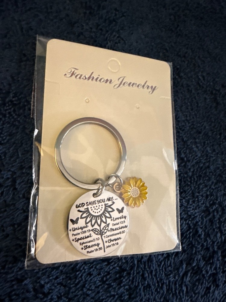 Christian first communion gift key chain