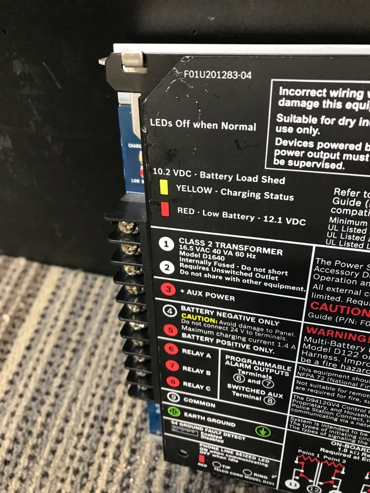 Bosch D9412GV4 GV4 Alarm Control Panel - *