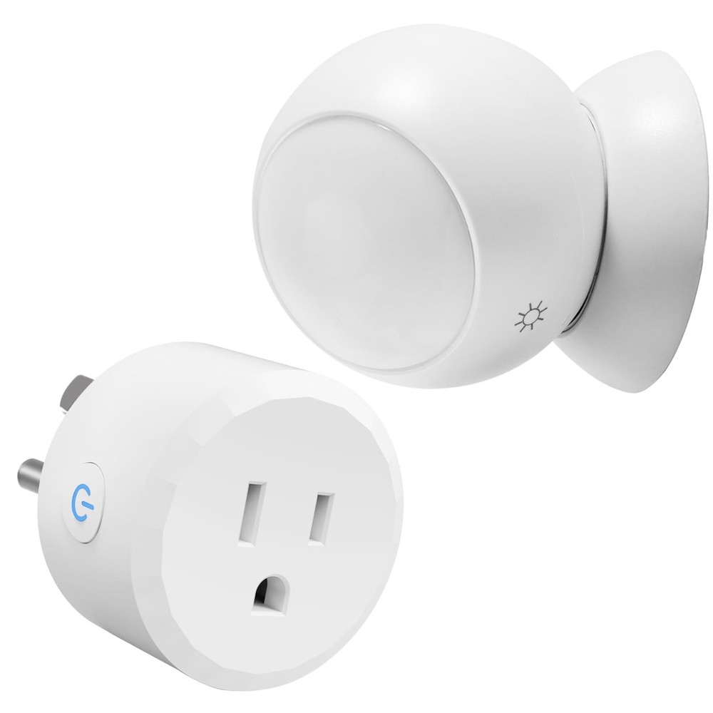 ASOFTY Motion Sensor Switch with Outlet, PIR Wireless Motion Sensor Switch, A...