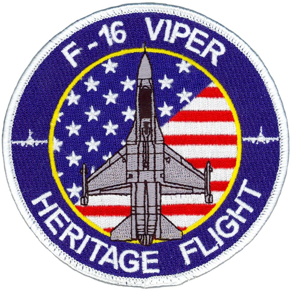 USAF ACC F-16 VIPER HERITAGE FLIGHT PATCH