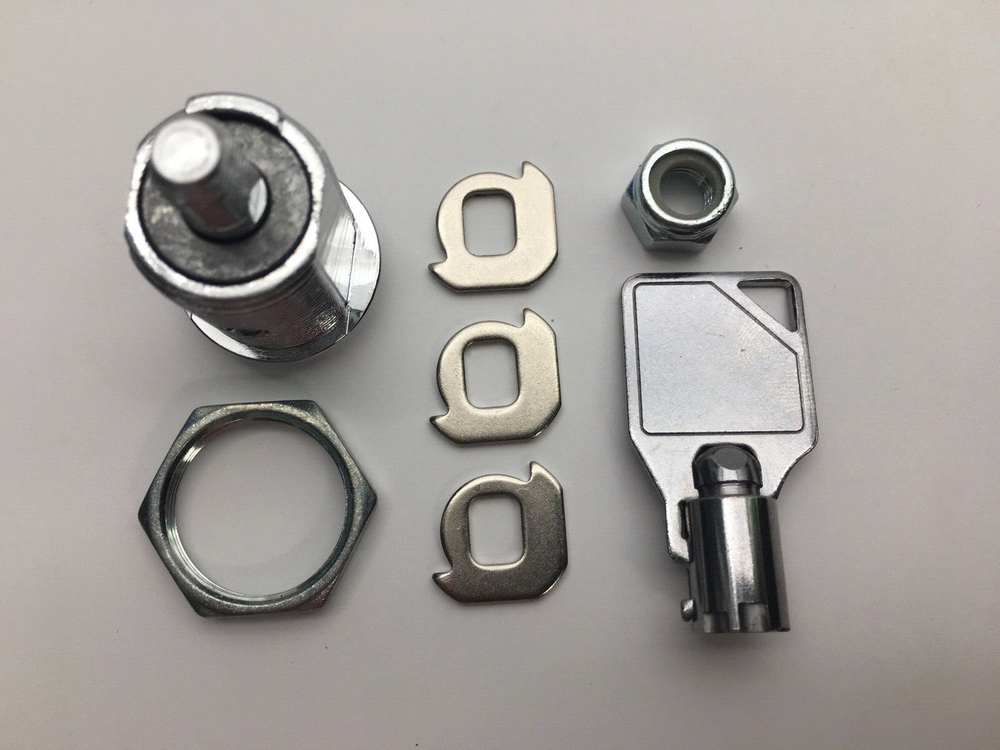 Front Lock and Key For Beaver Sticker Machine Coin Box Door Flat-Pak Flat Pack