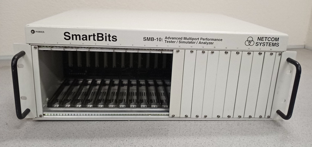 NetCom SMB-10 SmartBits Network Analyzer With Power Cord (No Modules)