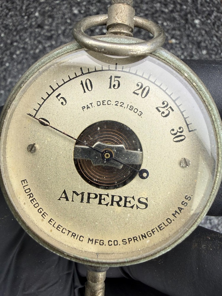 Vintage Eldredge Ammeter