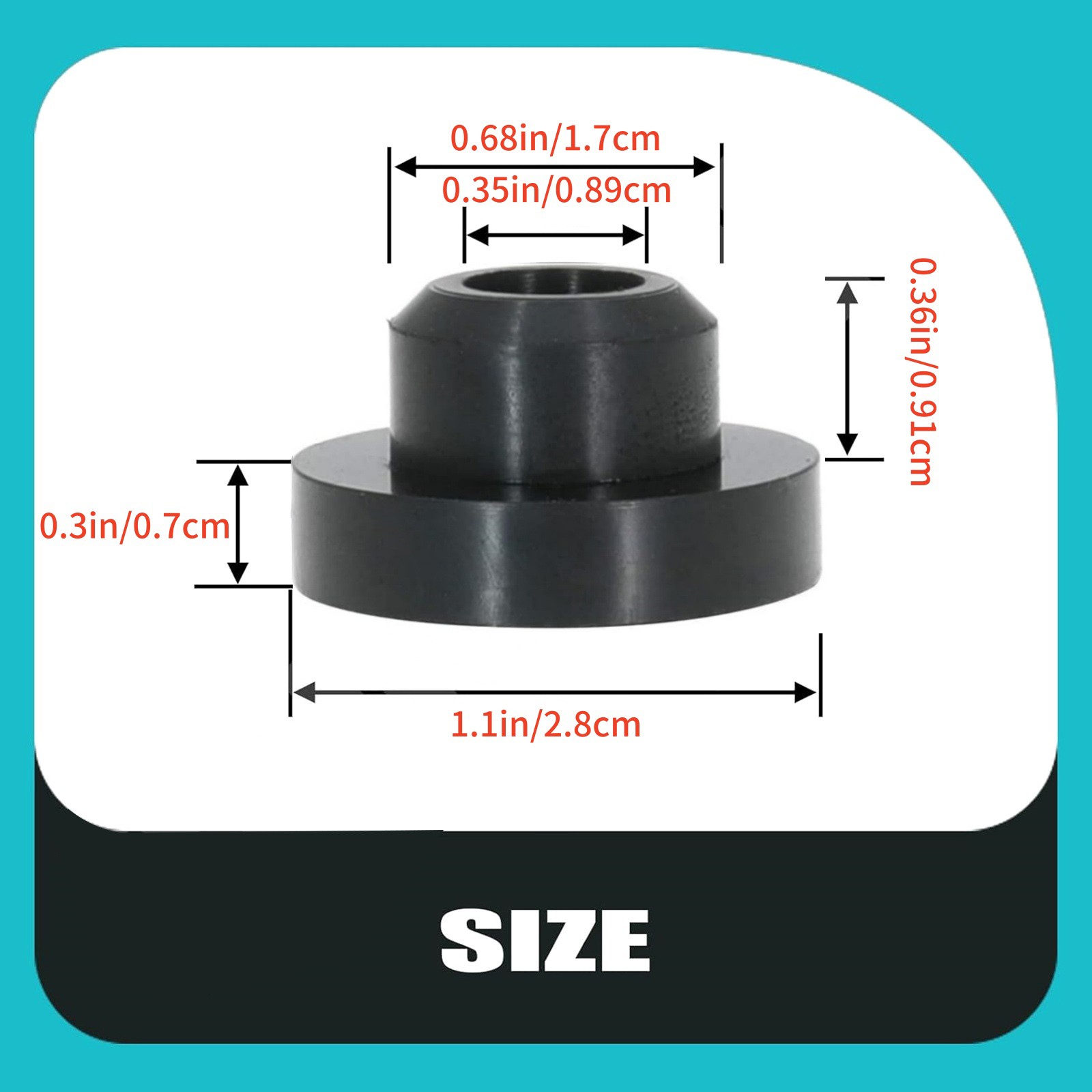 4 Pack Genuine Fuel Tank Grommet 570045500 For Bombardier Outlander For Ski-Doo