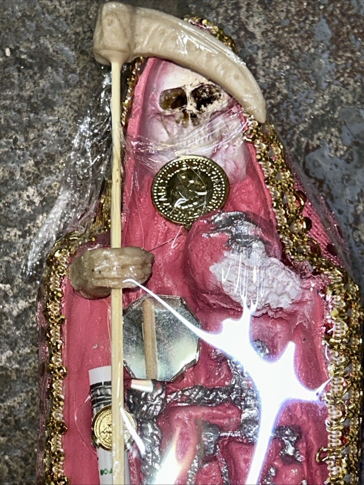 Santa Muerte Pink 9in Fixed