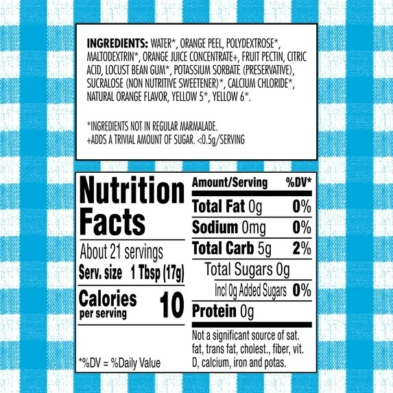 (2 pack) Smucker's Sugar Free Orange Marmalade, 12.75 oz