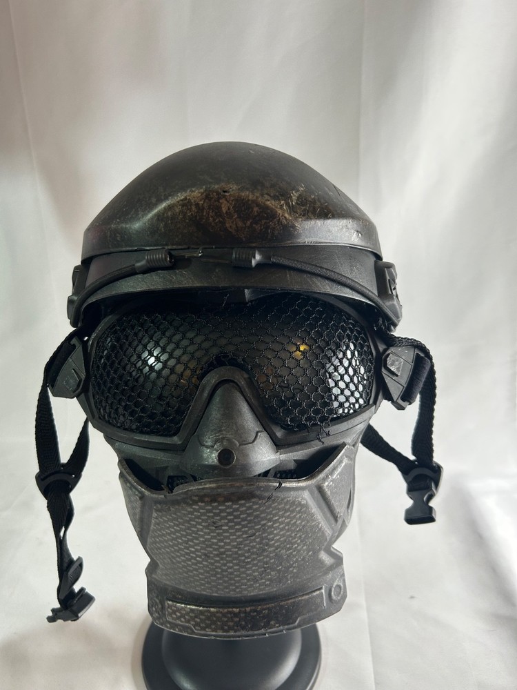 2 part centurion helmet & mask/airsoft