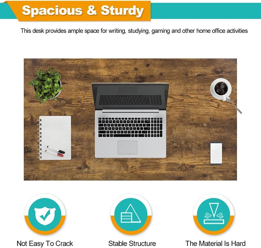 Computer Desk,39.4 inches Home Office Desk Writing Study Table Modern Simple