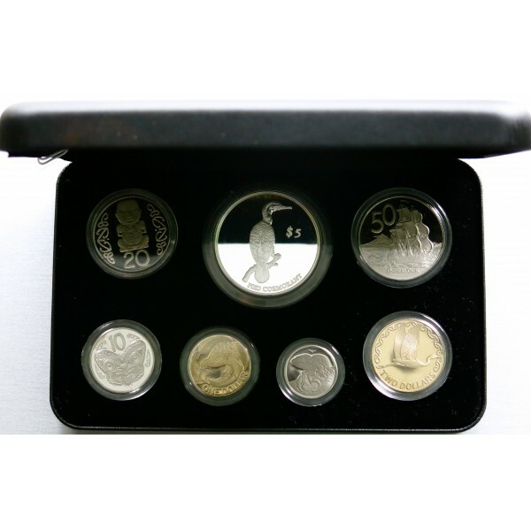 NZ - 2000 - Silver Proof Coins Set --  Pied Cormorant