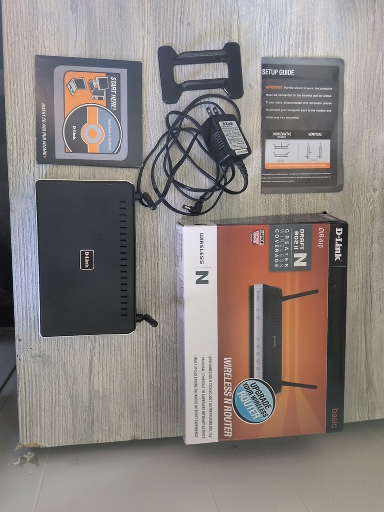 D-Link Wireless DIR-615 Used Tested Works