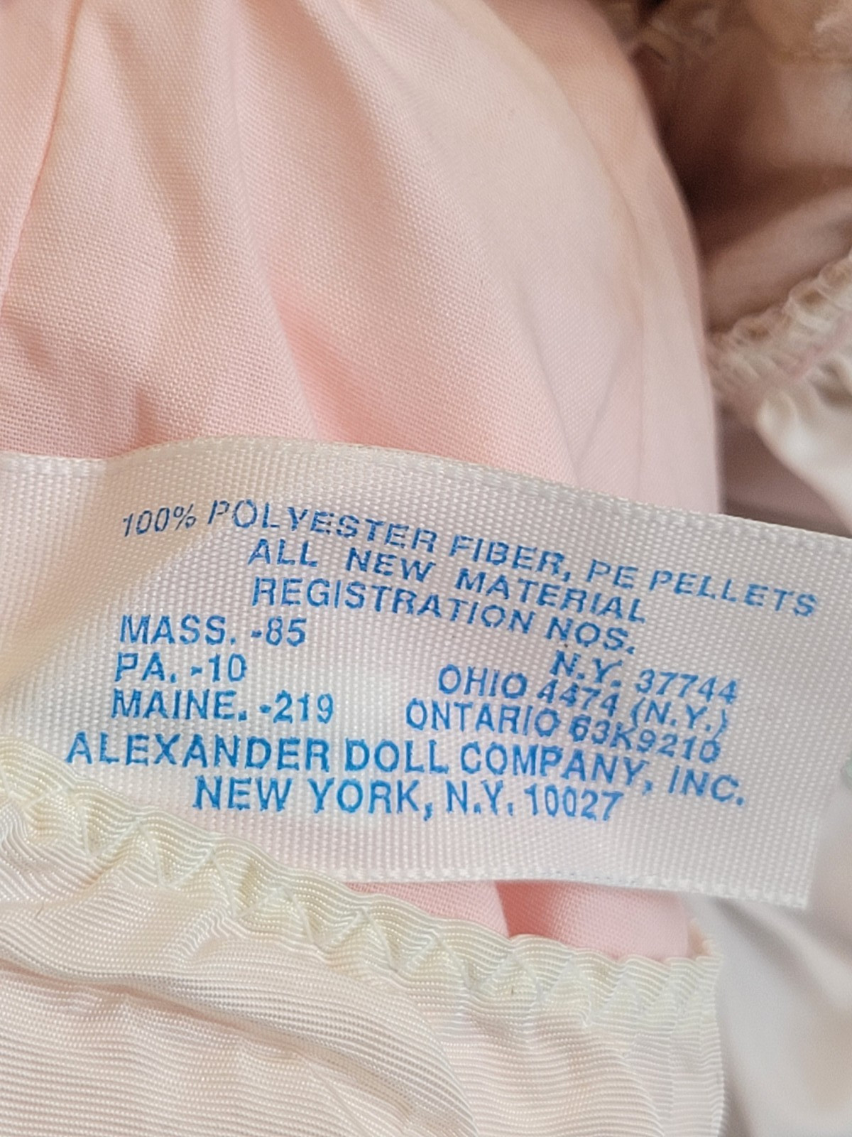 Vtg Madame Alexander Huggable Huggums Baby Doll 70s 75th Anniv Sleepy Eyes