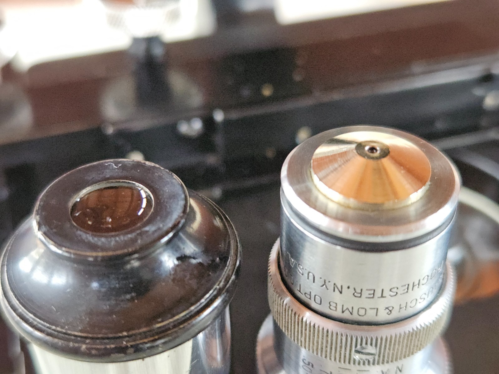 Spencer Lens Co Dedicated Darkfield Microscope Serial No 151187 Rhodium Plated!