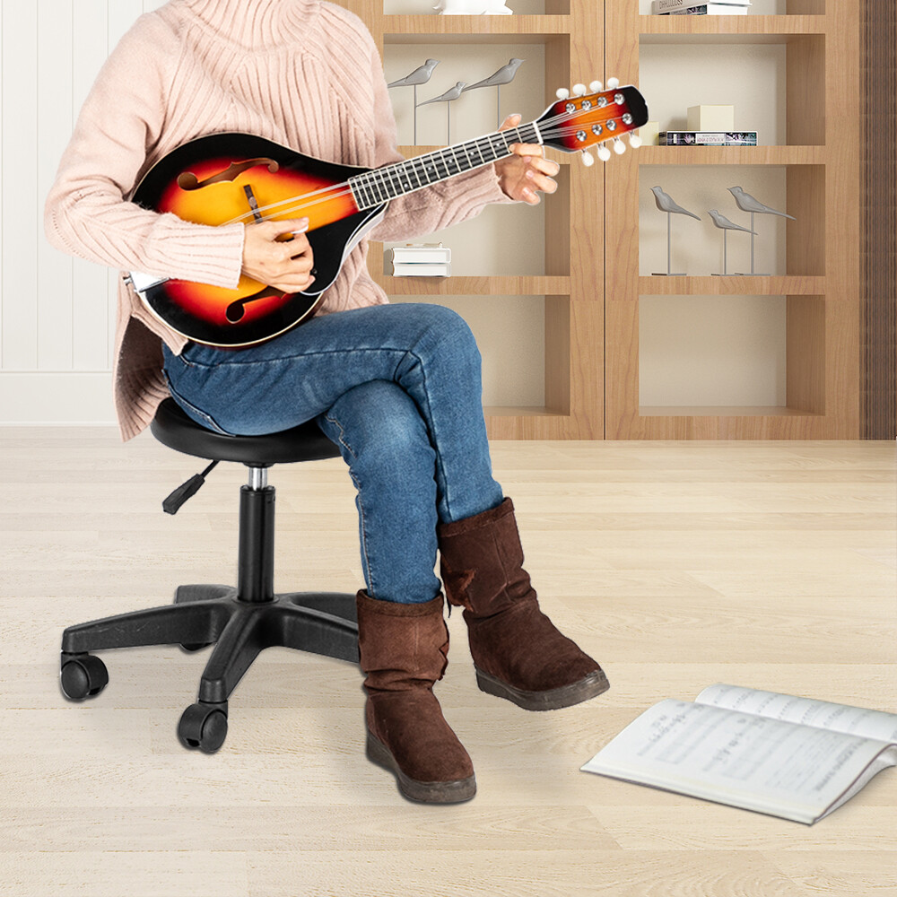 A Style Elegant Mandolin with Guard Board Sunset Color