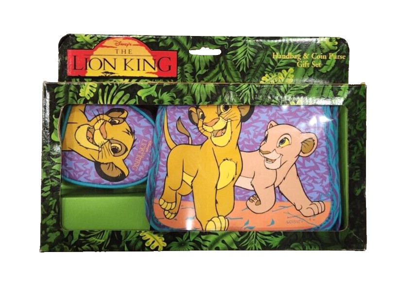 Disney The Lion King Handbag and Coin Purse Gift Set NEW RARE VINTAGE Simba Nala
