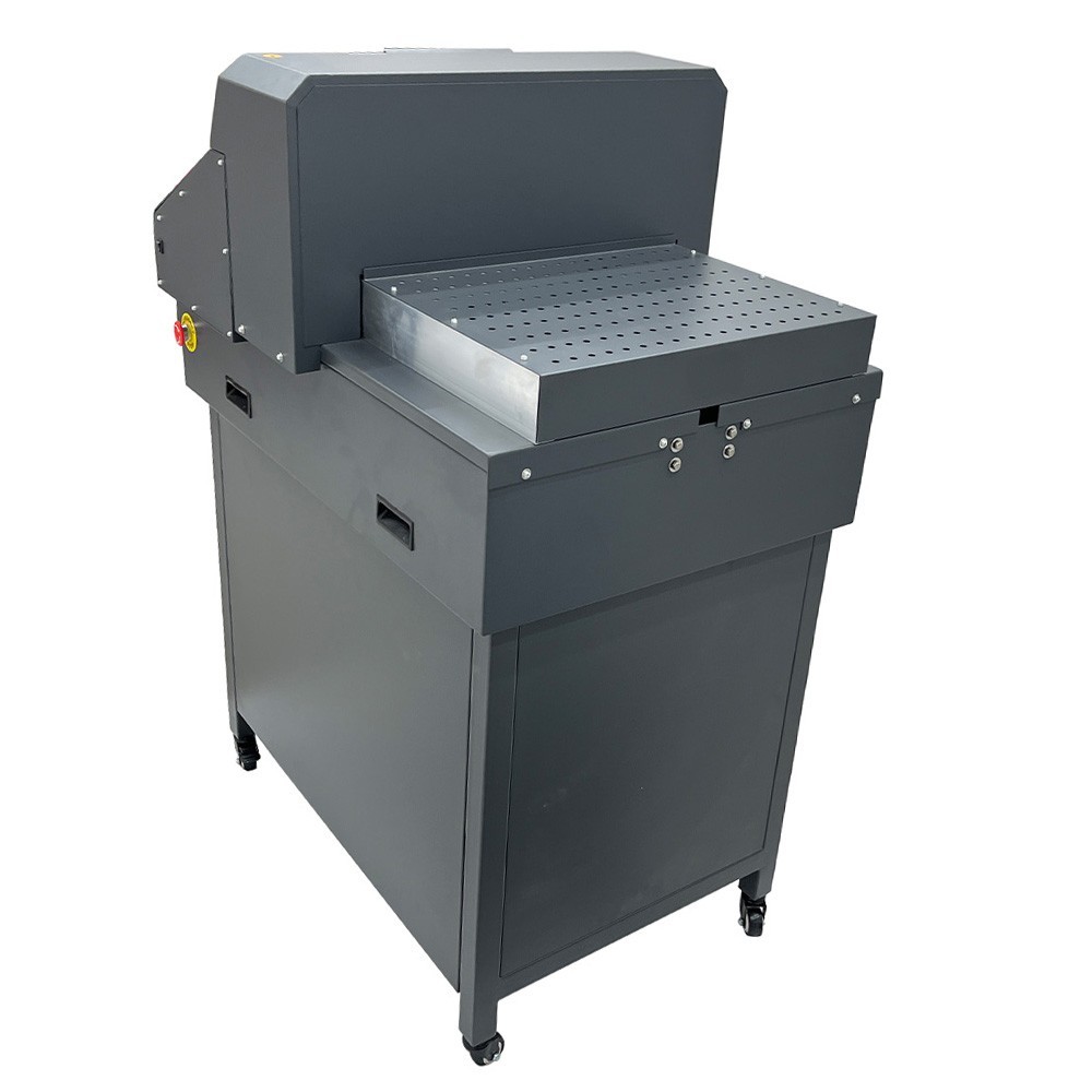 Electric Paper Cutter 18" 460mm Cutting Length Automatic Stack Paper Trimmer Gui