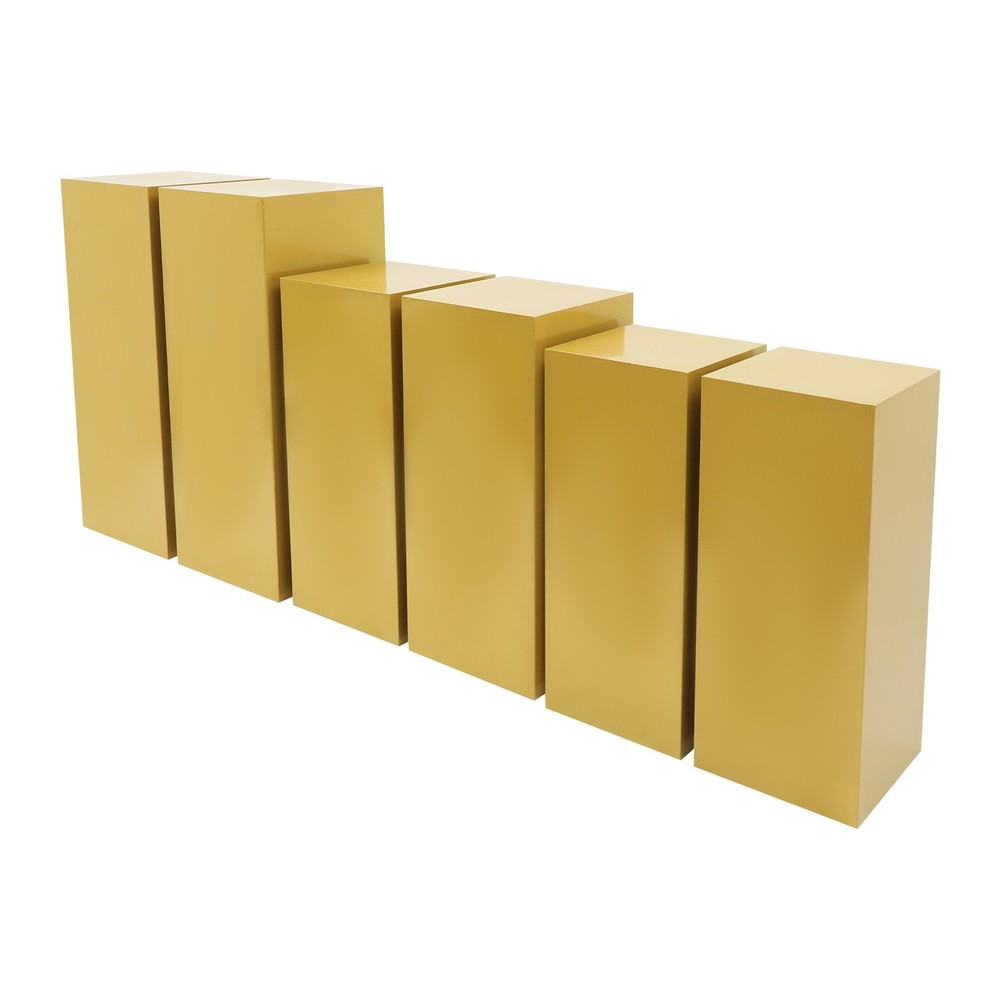 6Pcs Display Pedestal Stands Multi-function Showing Pillars for Birthday Wedding