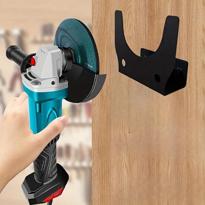 Space Saving Angle Grinder Wall Mount Bracket High Load Capacity for Garages